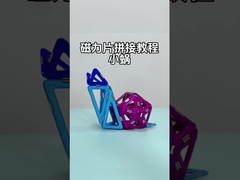 ओईएम पशु चुंबकीय निर्माण ब्लॉक्स टाइलें बच्चों के लिए छोटे घोंघे के आकार में